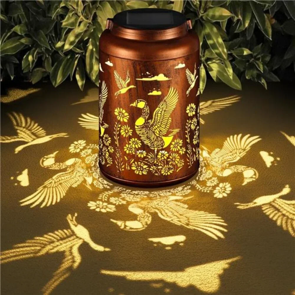 New Solar Lanterns Outdoor Waterproof Garden Decor Birthday Gifts for Women Mom